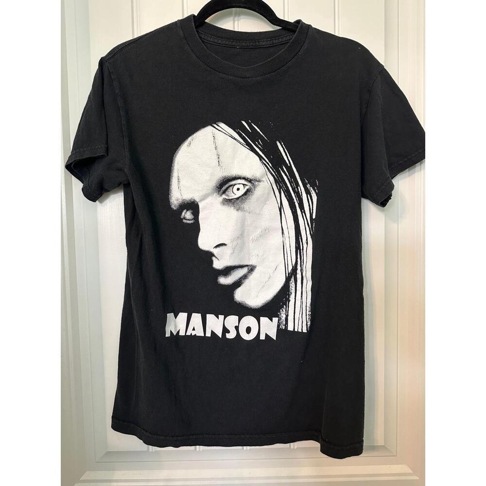 Marilyn Manson Black Unisex Band Tee Size Medium - Picture 1 of 6